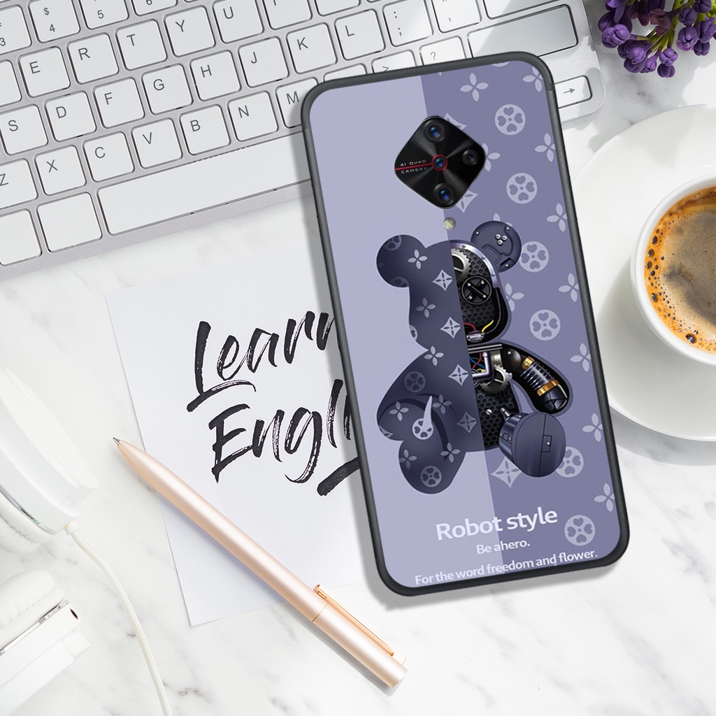 [HOT]ỐP VIVO S1 - S1 PRO , In Hình Gấu Robot họa tiết L-V màu sắc cực đẹp.