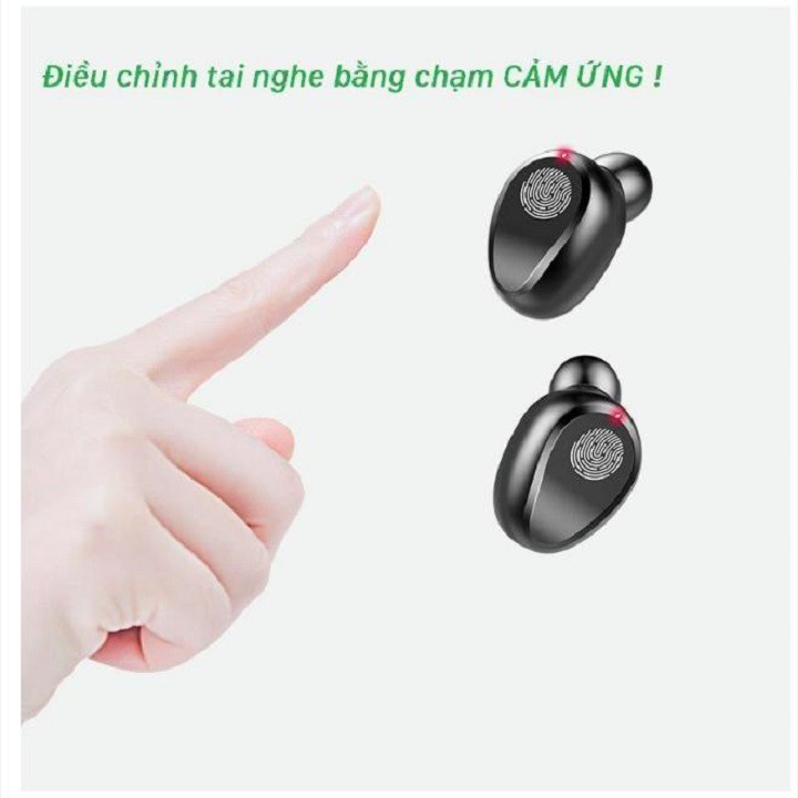 Tai Nghe Amoi F9 Bluetooth Tích Hợp Sạc Dự Phòng | BigBuy360 - bigbuy360.vn