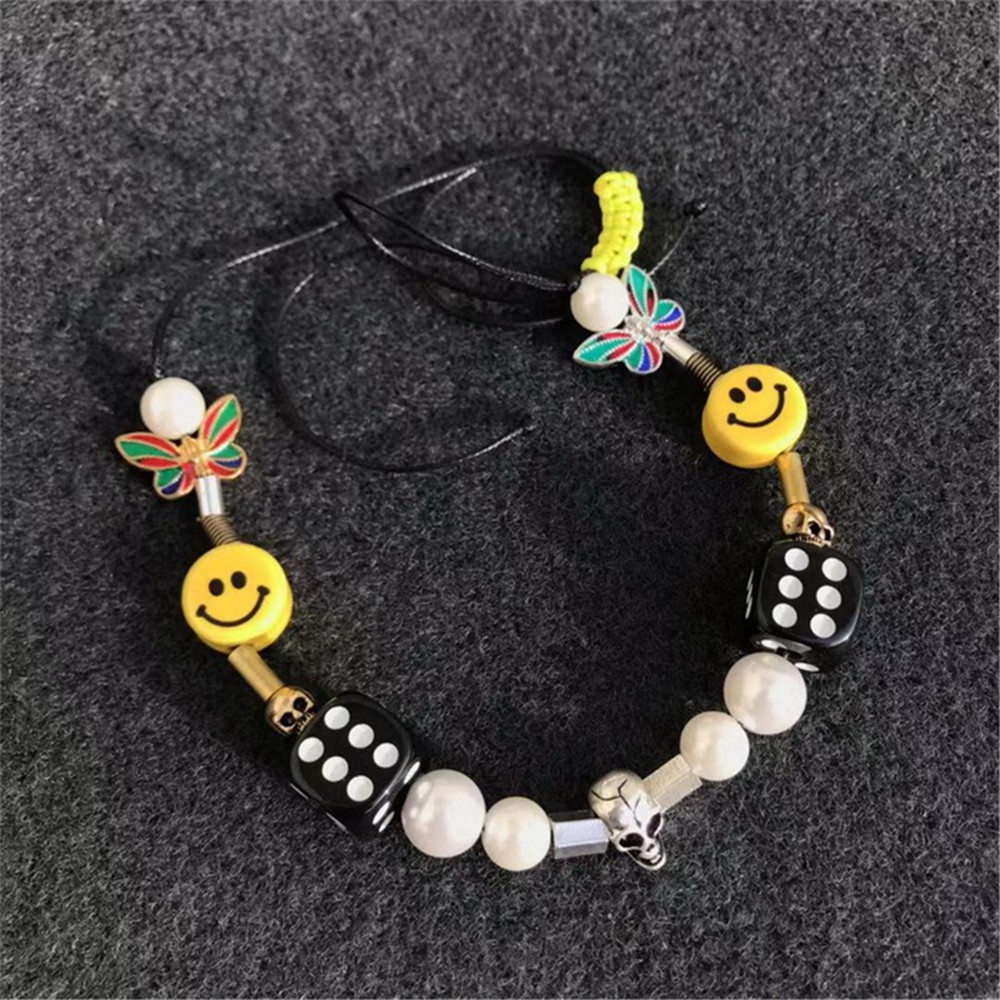 Vòng cổ mặt cười xúc xắc hiphop, vòng tay mặt cười xúc xắc, dây chuyền mặt cười xúc xắc hiphop