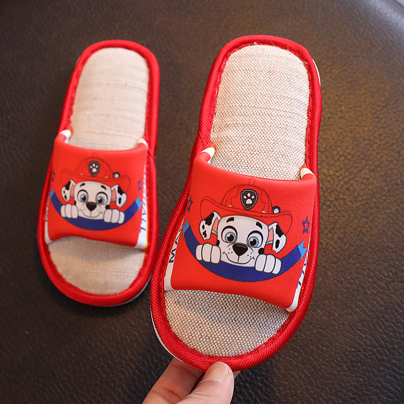 Dép đi trong nhà Paw Patrol vải lông cotton mềm chống trượt đáng yêu dành cho trẻ em