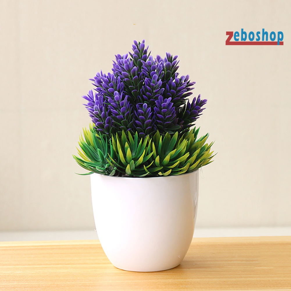 Chậu Cây Bonsai Giả Để Bàn Trang Trí Nhà Cửa / Văn Phòng / Khách Sạn