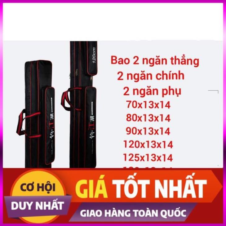 [Xả Kho 3 Ngày] bao đựng cần 3 ngăn kèm 2 túi phụ chất liệu chống thấm nước