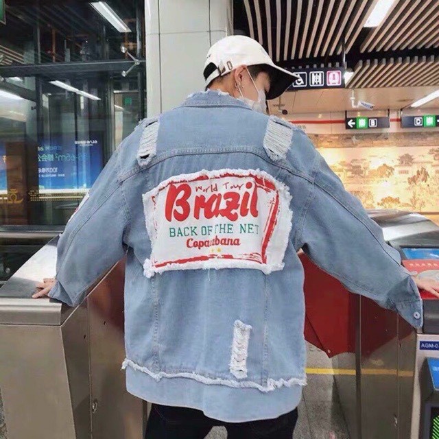 🌟HCM🌟🌺FREESHIP 99K🌺️⚡ Áo Khoác Jean Nam-MIna-Fashion-TrangTrang