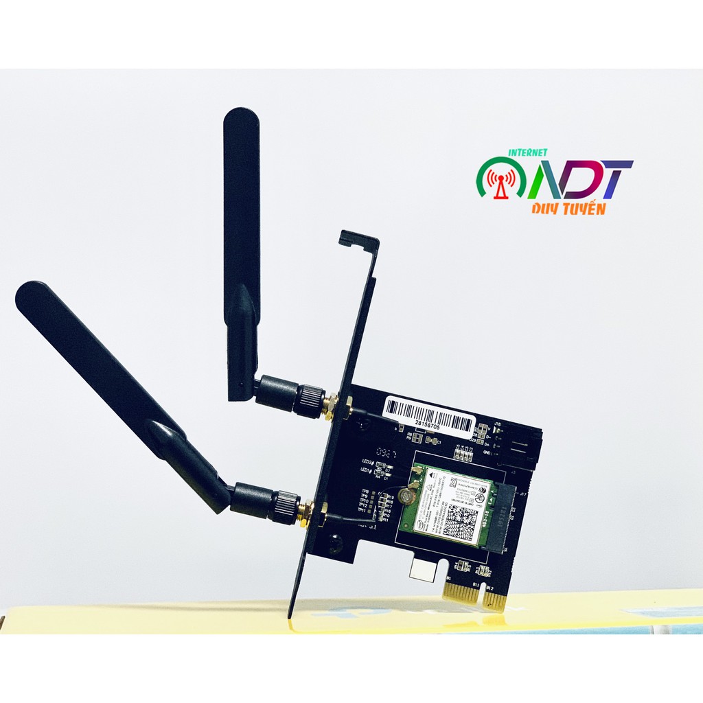 ✅ Card mạng không dây PCI-E  WiFi6   Intel AX200 / 9260AC / 8265AC / 8260AC /7265AC / 3160AC