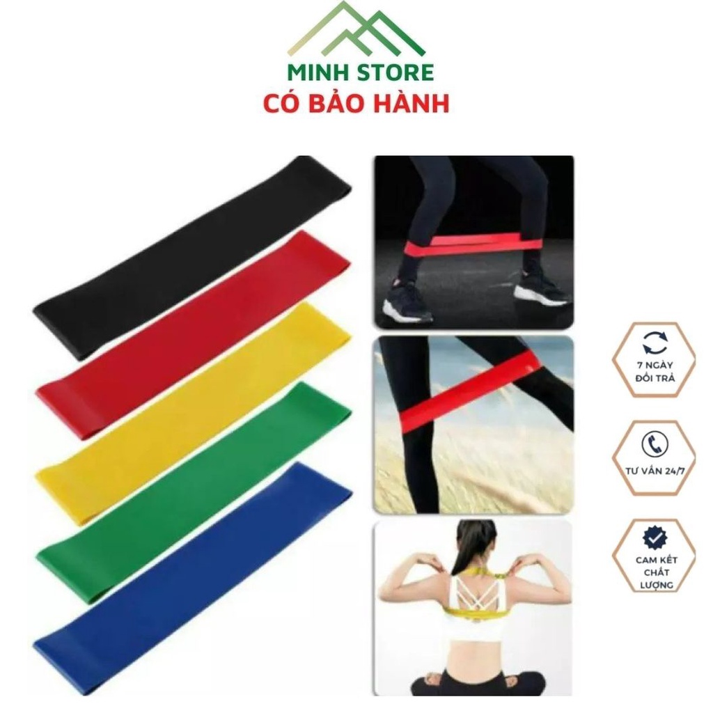 Dây Kháng Lực Tập Mông Mini Band,Dây Đàn Hồi Tập GYM,Chăm Sóc Sức Khỏe