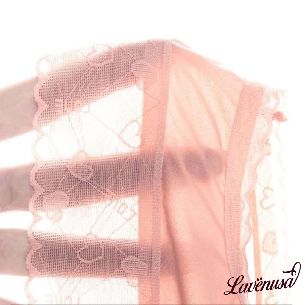 Quần lót nữ lụa tàng hình cạp ren mỏng mịn thoáng khí siêu mát LAVENUSA QL67