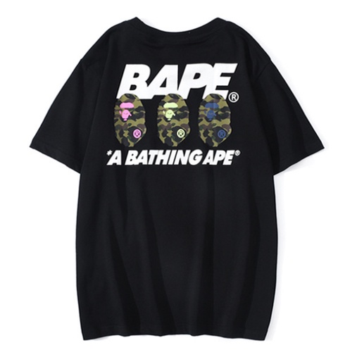 Mới Áo Thun Ngắn Tay In Họa Tiết Rằn Ri Cho Nam Và Nữ