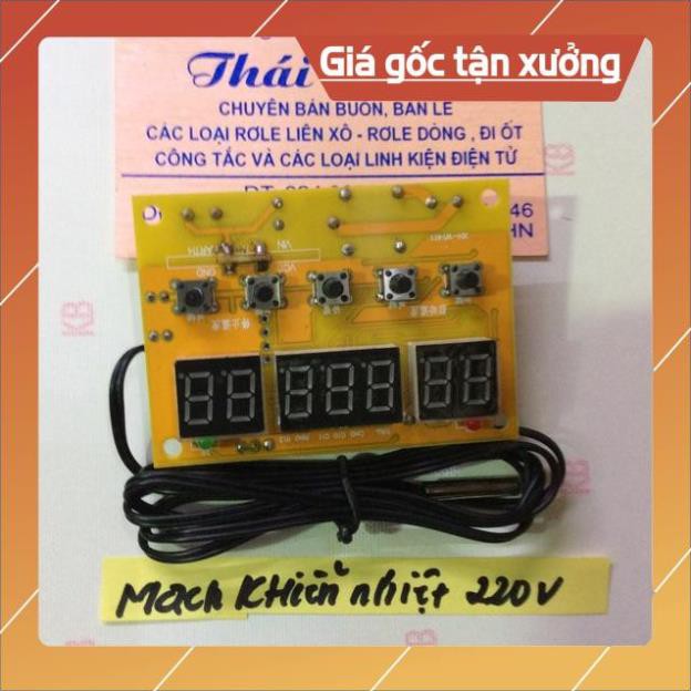 . Mạch điều khiển nhiệt độ 220v ..