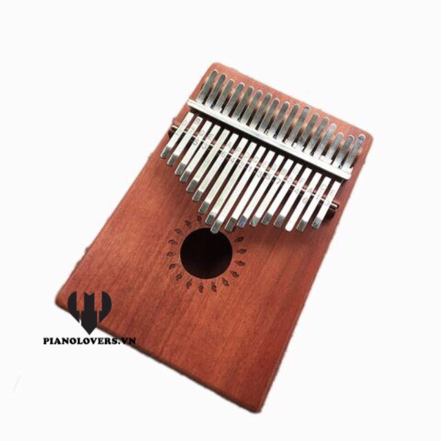 Đàn Kalimba 17 phím Gỗ Stiller Tặng Kèm Harmonica đủ màu sắc - Mẫu Mặt trời - HÀNG CÓ SẴN