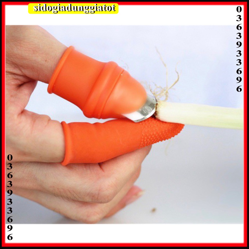 Ngón cái bấm cắt rau củ - nạo gọt tiện lợi chống bẩn móng tay - SĐGDGT