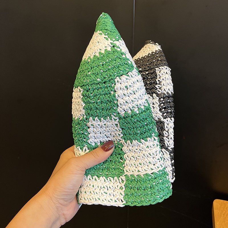 Nón Vành Đan Cói Bằng Tay Phong Cách Hàn Quốc Thời Trang Mùa Hè Cho Nữ