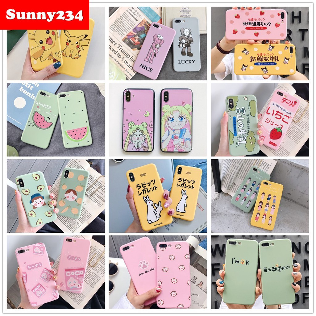 Ốp lưng TPU mềm hình hoạt hình cho Iphone 12 Pro Max 11 Pro Max X Xs Max Xr 7 8 Plus 6 6s Plus | BigBuy360 - bigbuy360.vn