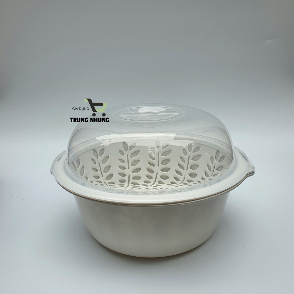 Rổ nhựa kèm chậu, rổ rửa rau Việt Nhật