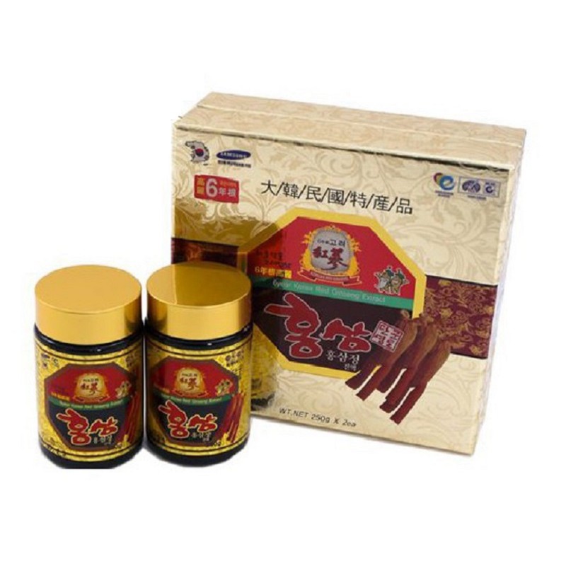 [ Trợ Giá ] Cao Hồng Sâm Kanghwa Hàn Quốc, Hộp Giấy 2 Lọ * 250g, Giúp Bồi Bổ Sức Khỏe Toàn Diện