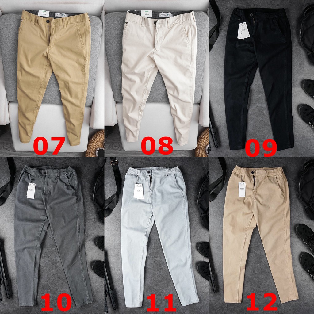 [Mã FASHIONHOTMA hoàn 15% tối đa 30K xu đơn 150K] ( hàng cao cấp xuất dư ) quần kaki ống suông co giãn | BigBuy360 - bigbuy360.vn