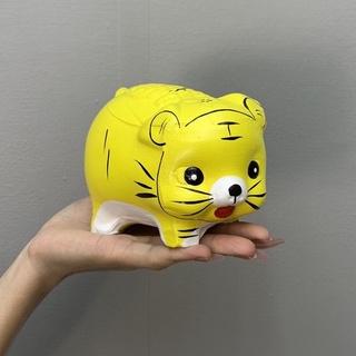 Ống con heo đất, lợn đất tiết kiệm - size nhỏ mini dài 12cm, trung dài 18cm - quà tặng sinh nhật cho bạn gái