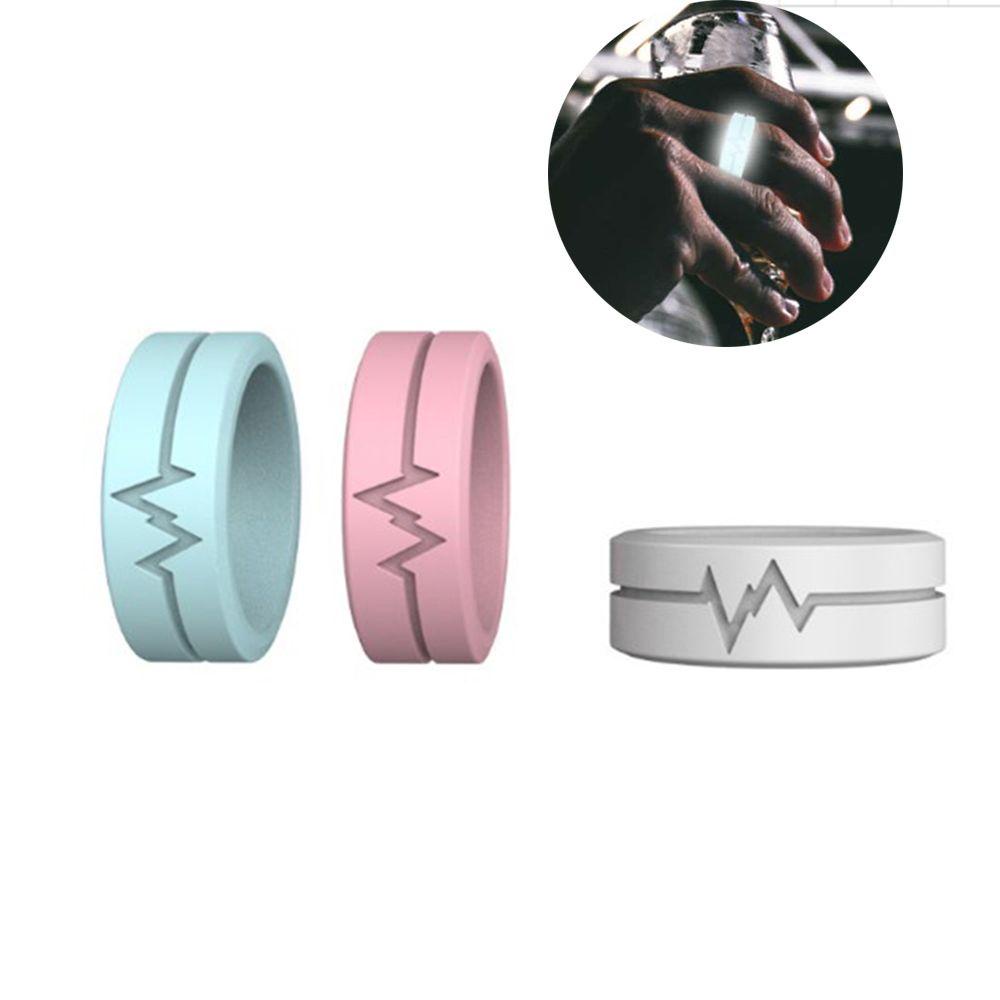 Nhẫn Silicone Phát Sáng Trong Bóng Tối Thời Trang Độc Đáo