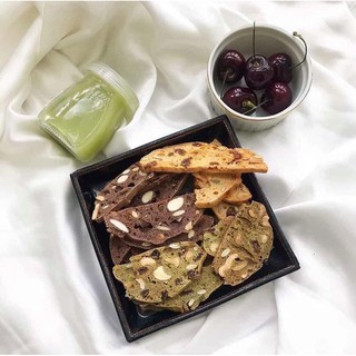 BISCOTTI SIÊU HẠT  (vani/chocolate/matcha)