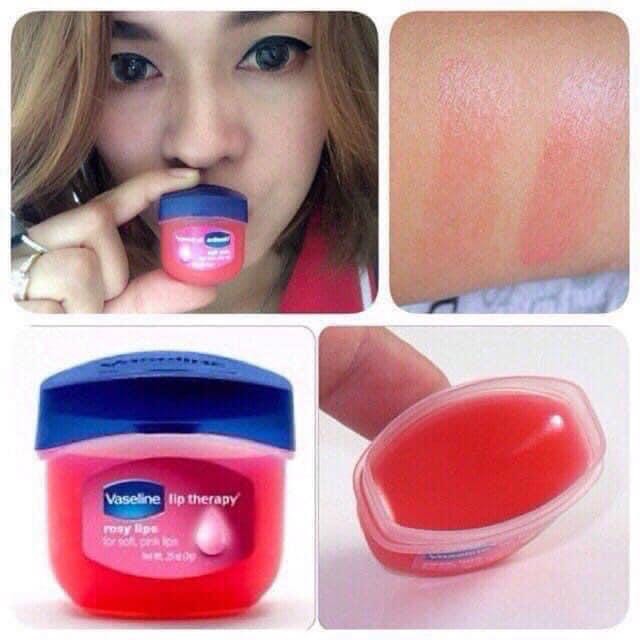 Vaseline - Sáp dưỡng môi hồng Rosy Lips