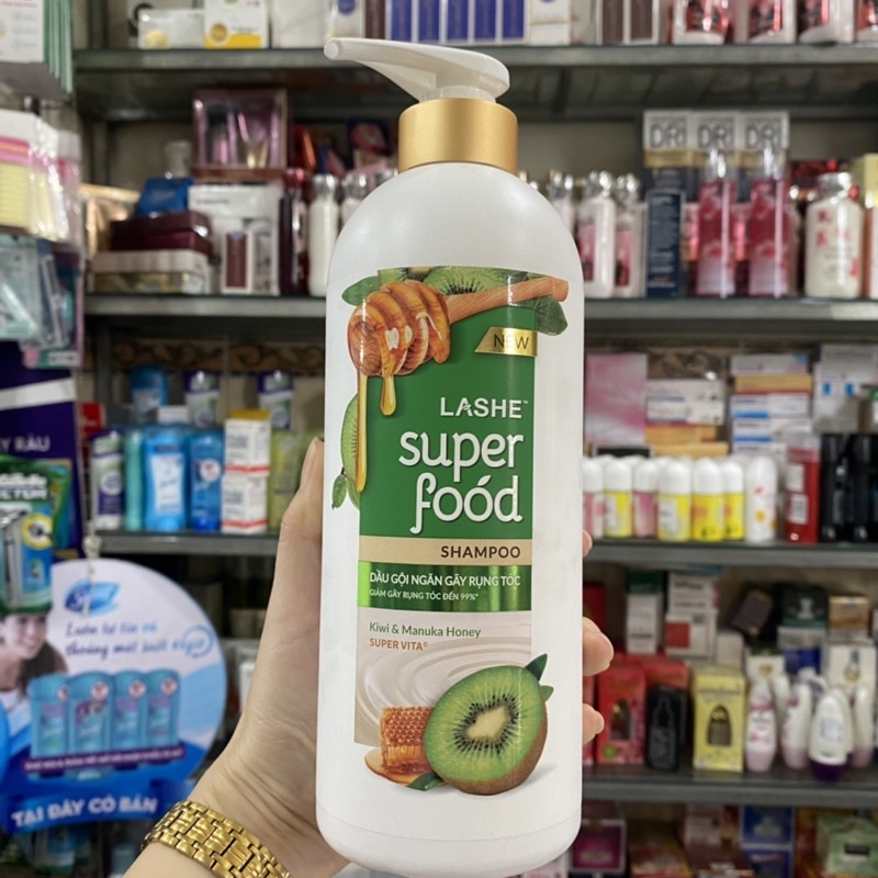 GỘI LASHE SUPER FOOD KiWi / Hạnh Nhân 640gr