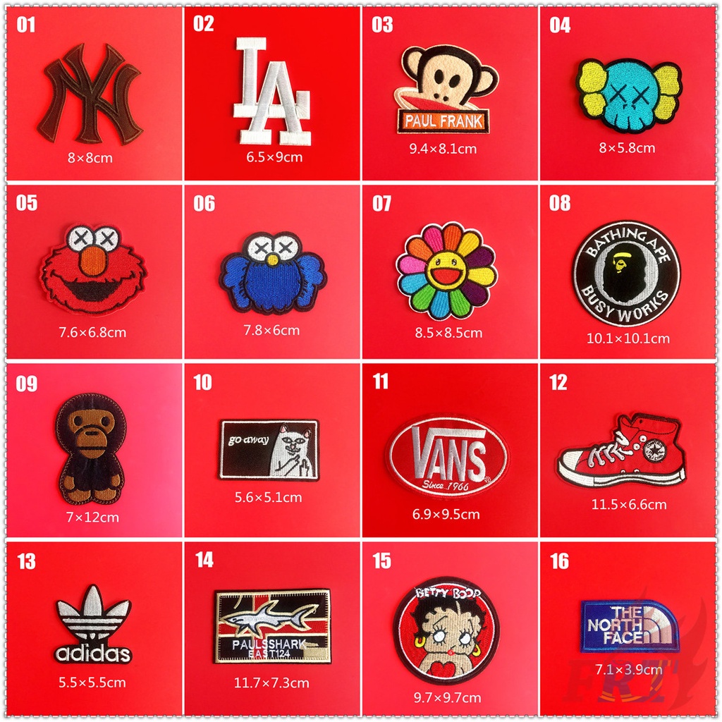 Miếng dán thêu thời trang dòng thứ 4 nhiều kiểu dáng tự chọn DIY