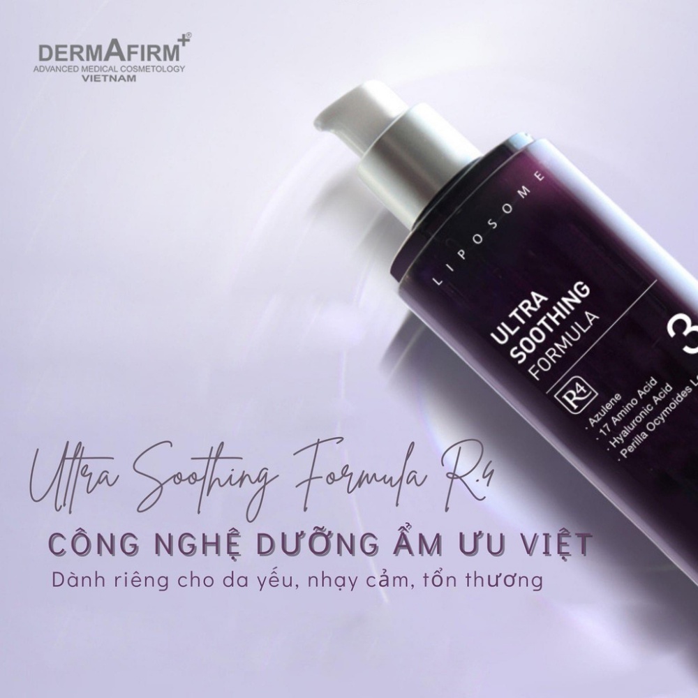 Sữa dưỡng Dermafirm - Ultra Soothing Formula R4  phục hồi cho da giãn mao mạch