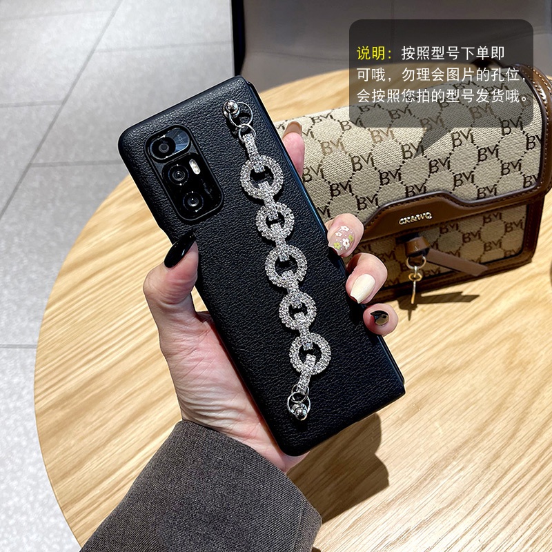 Bao Da Điện Thoại Dạng Ví Đính Kim Cương Lấp Lánh Sang Trọng Cho samsung galaxy z fold 5 4 2 3 5g Ốp