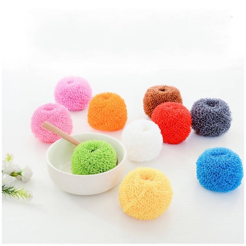 1 Bóng Rửa Chén Nano Bằng Sợi Tre Đa Chức Năng Tiện Dụng Cho Nhà Bếp