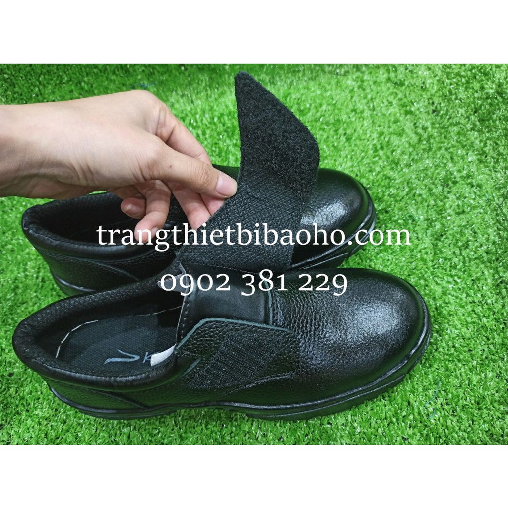 Giày Bảo Hộ Lao Động Kcep KD-015 (dán xé) màu đen - đủ size