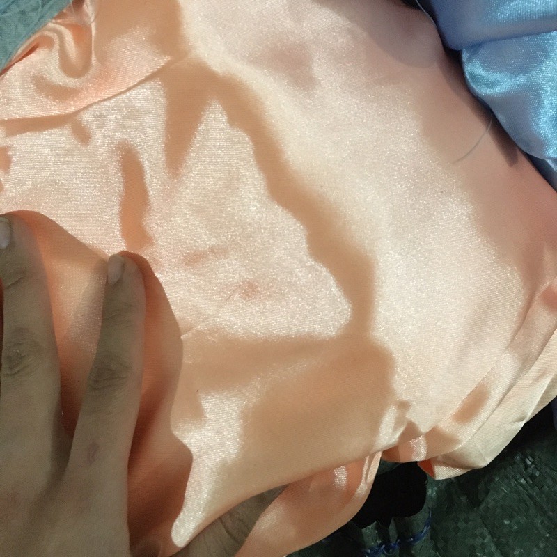 Vải phi lót màu cam nhạt 1mx 1,5m của Vải rẻ HB shop