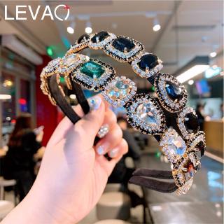 Cài tóc đính đá nhân tạo phong cách retro thời trang cho nữ