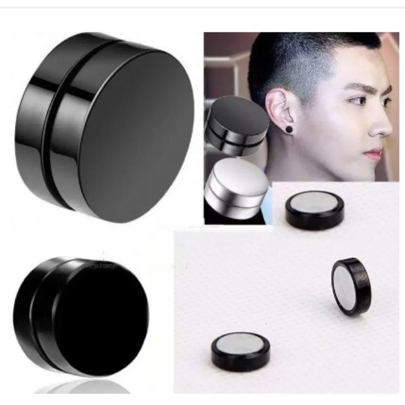 Khuyên Tai Nam Châm tròn IDOL basic GD, GIÁ 1 CHIẾC Bông Tai Nam Không Cần Bấm Lỗ Cực Chất Maxshopdoc