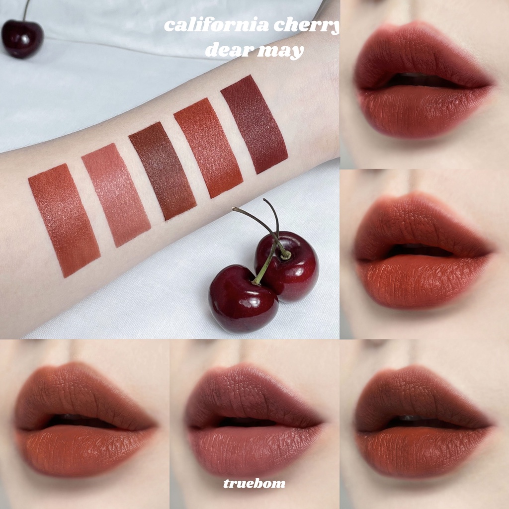 Combo tiện lợi: Son Cherry Tint + Phấn Phủ Cherry Sebum Pact (2 items)