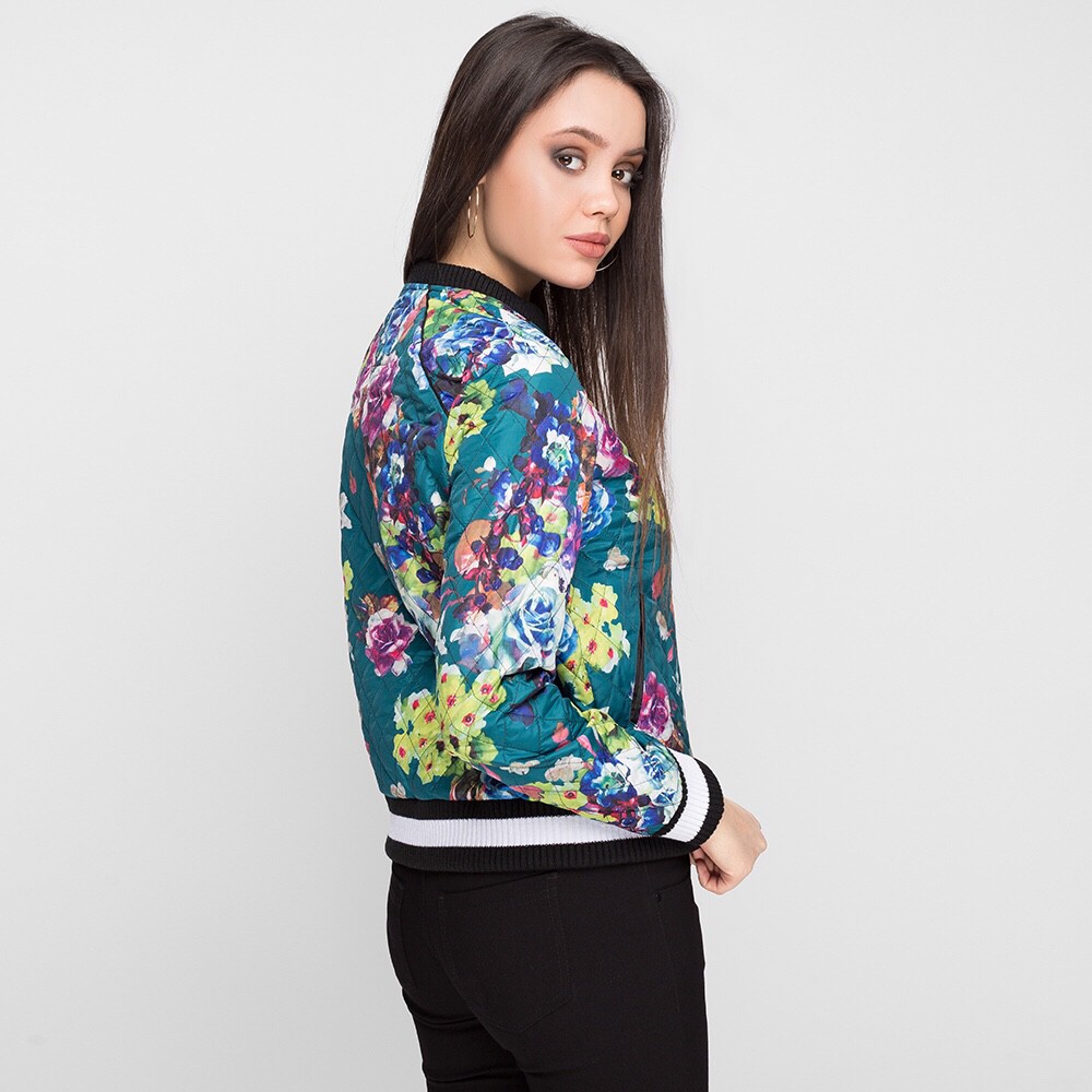 Áo khoác bomber hoa
