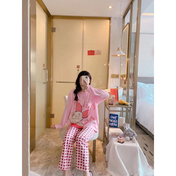 Bộ ngủ dài tay cotton | BigBuy360 - bigbuy360.vn