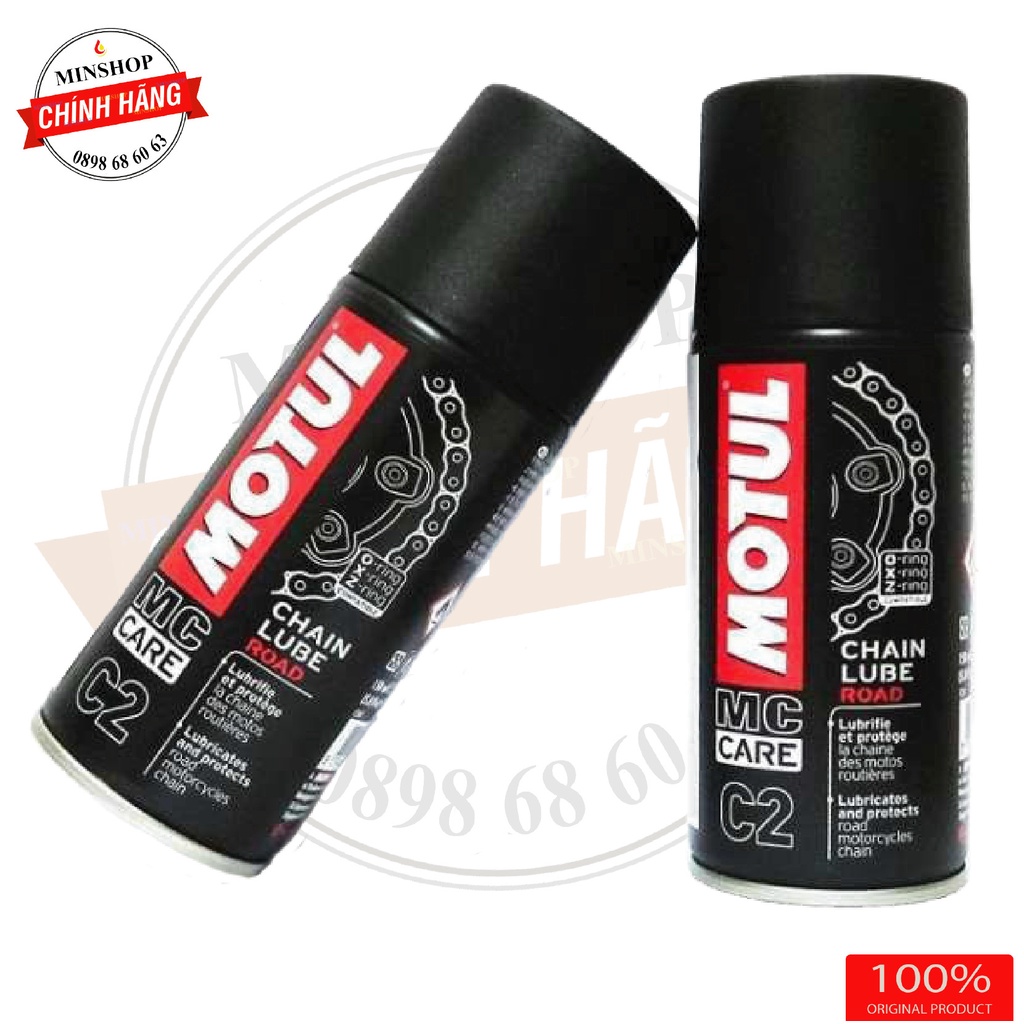 Dưỡng sên xịt sên bôi trơn sên motul C2 150ml