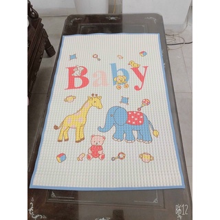 Tấm lót cao su chống thấm cho bé sơ sinh 60 x 90 cm - nệm cao su cho bé