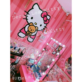 >> CÓ SẴN >> Decal HelloKitty size khổng lồ,cắt lẻ ra từng hình để dán khách nha