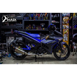 Tem Exciter 150 Mẫu Đen Viền Xanh