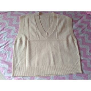 Áo len gile nữ basic