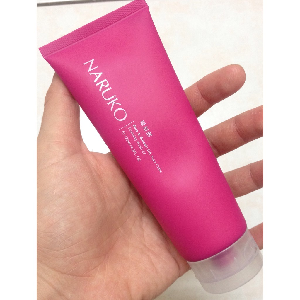 Sữa rửa mặt tạo bọt Naruko hoa hồng nhung rừng - Rose & BOTANIC HA Aqua Cubic Foaming Wash EX