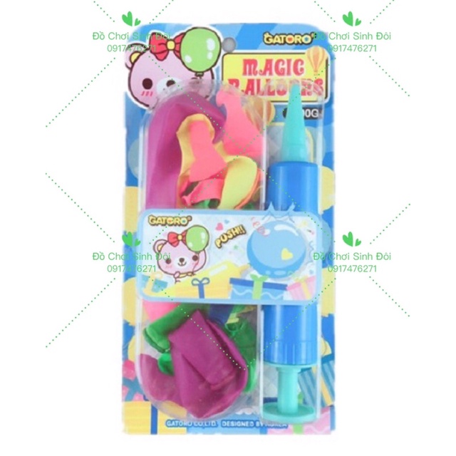 vĩ bong bóng và ống bom