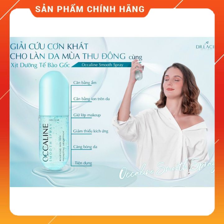 Xịt Khoáng Dưỡng Tế Bào Gốc Drlacir,Chai 130ml,chăm sóc da,tăng sinh collagen,giúp đàn hồi da,co nhỏ lỗ chân lông