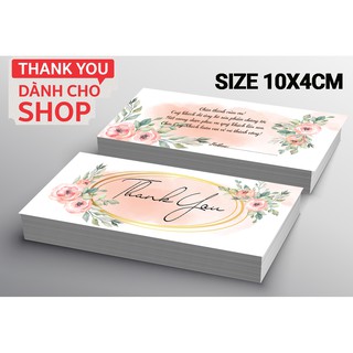 500 Thiệp Cảm Ơn Khách Hàng Cho Shop - Mẫu 16