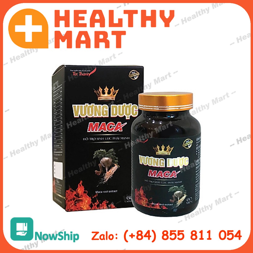 ✔️️️Vương Dược Maca Tăng cường sinh lực phái mạnh Hộp 60 viên