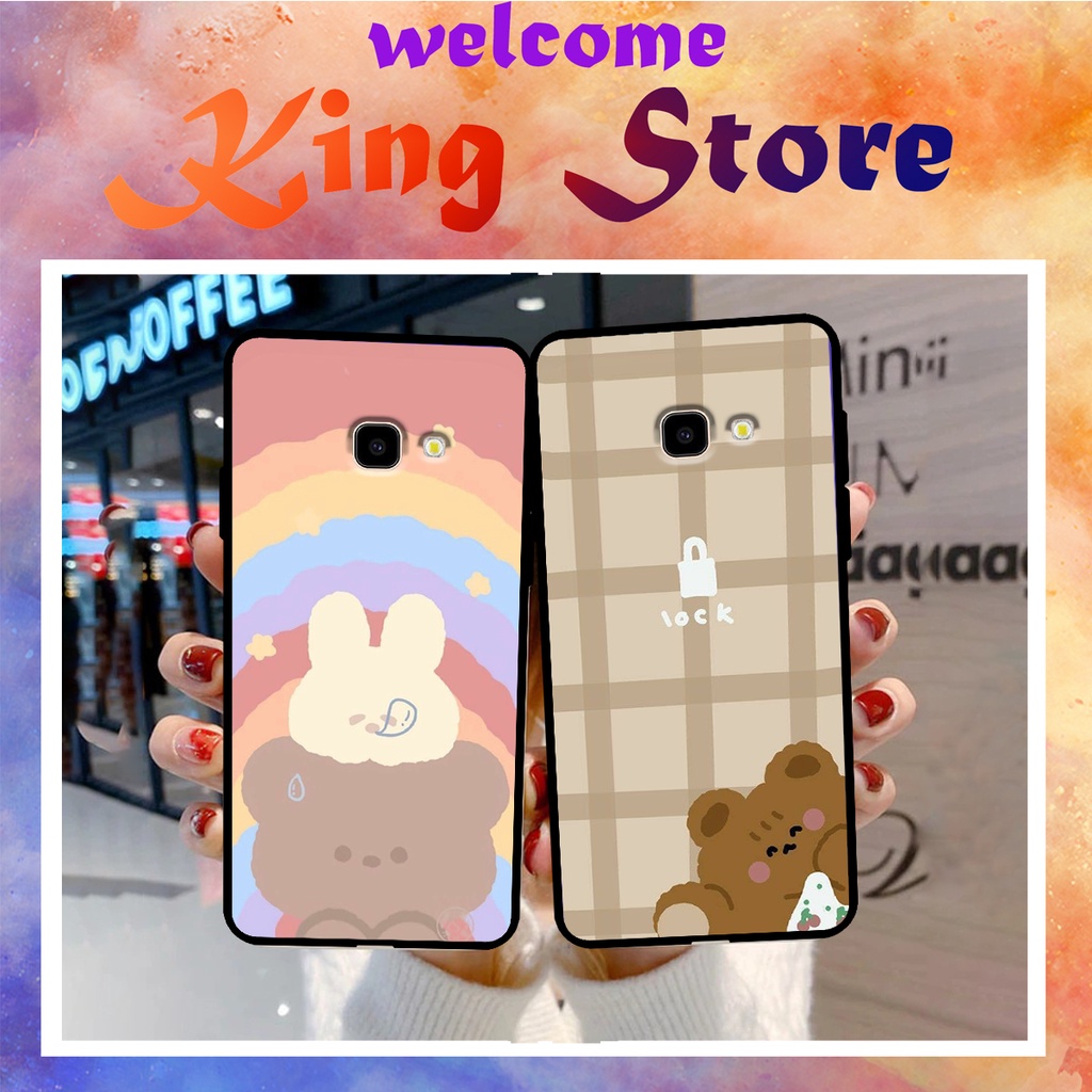 Ốp lưng Samsung J4/J4 Plus/J4 Core in hình Gấu nhỏ siêu đẹp, độc, lạ_KINGSTORE.HN_Ốp SS