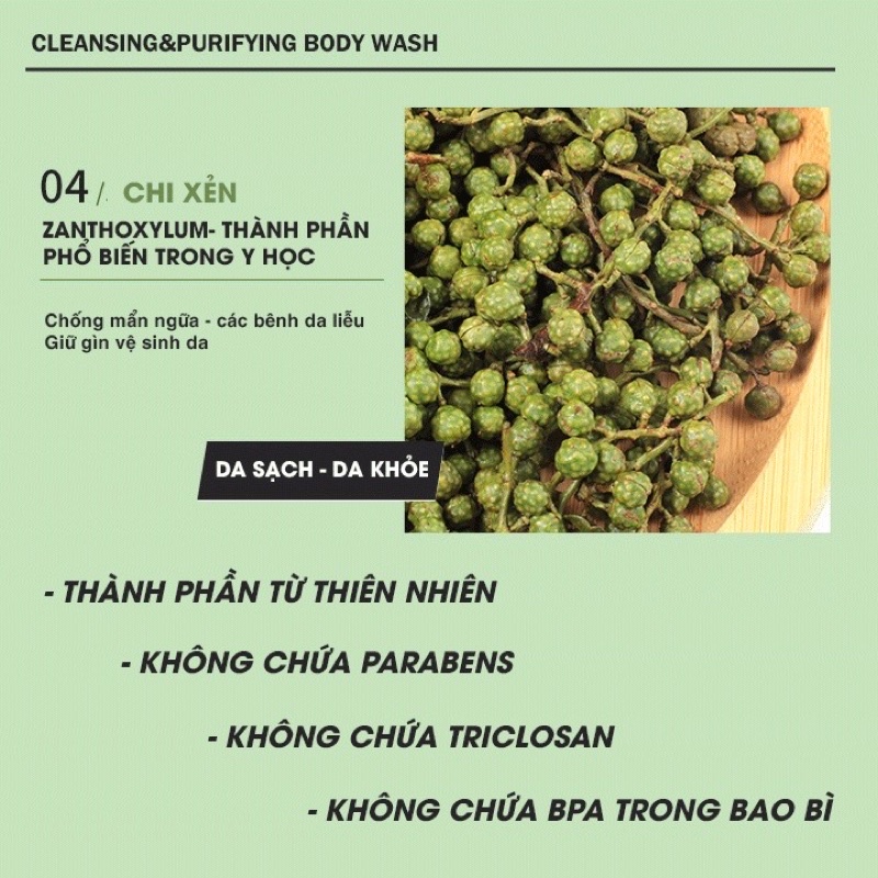 SỮA TẮM / DẦU GỘI FIVE GRAIN loại 1000ml CHÍNH HÃNG TRUNG