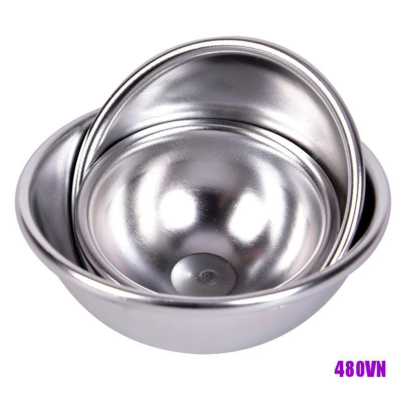 Set 6 / 3 Khuôn Làm Bom Tắm Bằng Hợp Kim Nhôm DIY