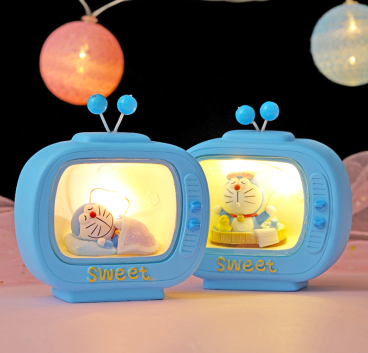 Đèn ngủ Tivi DORAEMON Trang Trí Phòng Ngủ Siêu Dễ Thương