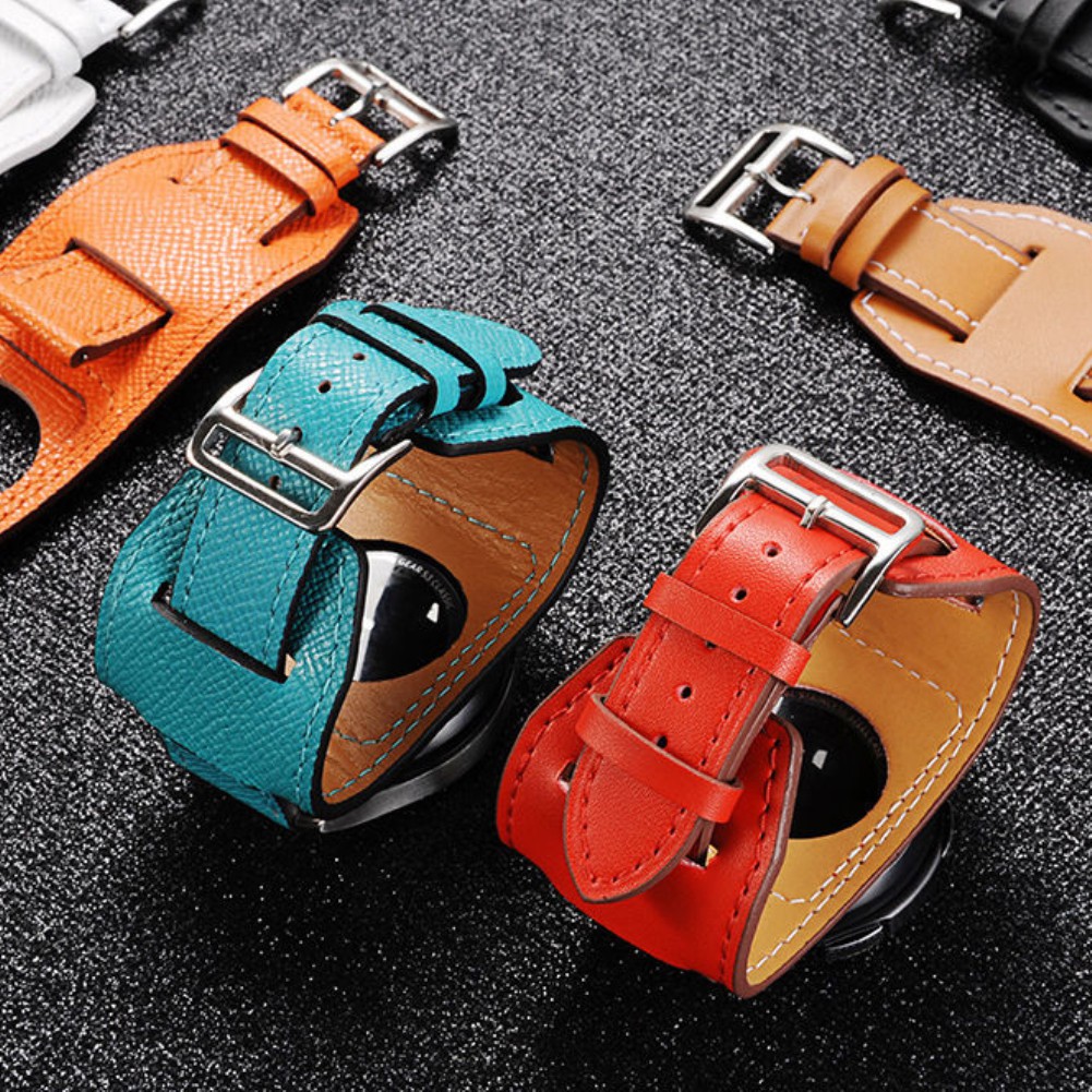 Replacement Genuine Leather Watch Band Bracelet for Samsung Gear S3 Frontier